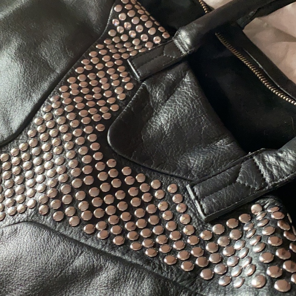 RARE! YVES SAINT LAURENT EASY Y YSL Rock Stud Bag - Picture 12 of 13